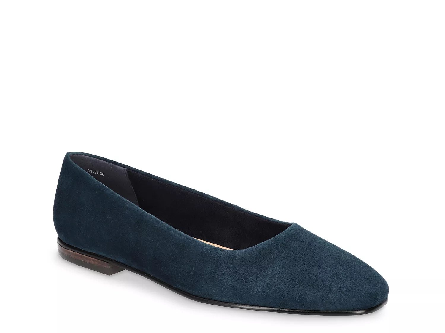 Bella Vita Wide Width Kimiko Ballet Flat | Women's | Navy Suede | Size 7.5 | Flats