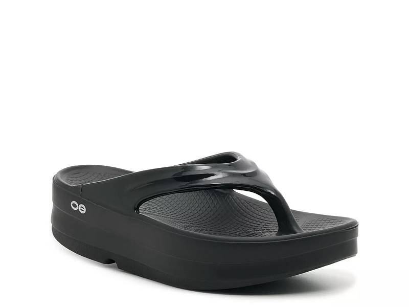 Platform flip-flops - Black - Ladies