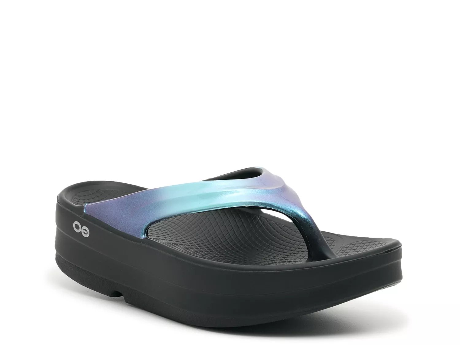 OOFOS Oomega Platform Flip Flop - Women's - Free Shipping | DSW