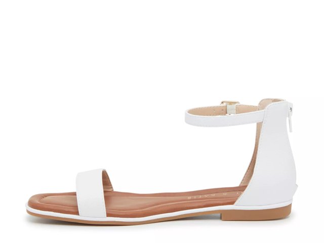 Dsw white outlet sandals flat