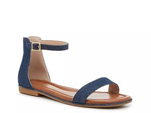 Ladies navy 2024 dress sandals