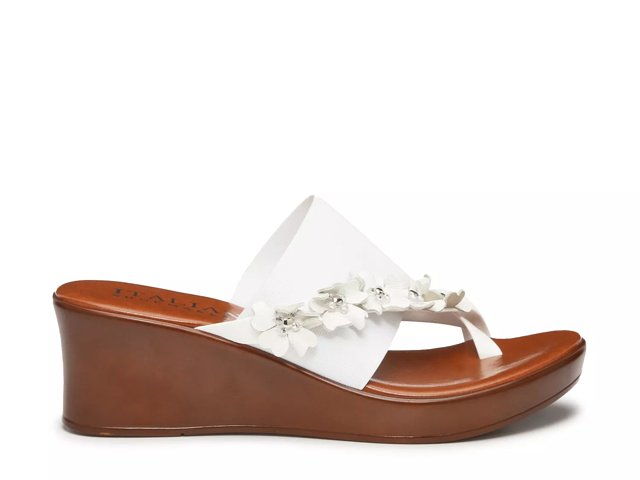 Italian shoemakers elly wedge sandal sales