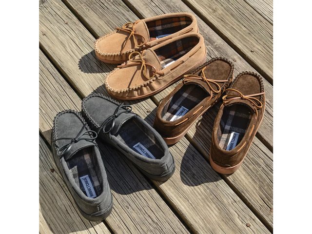 Minnetonka fleece lined moccasins clearance