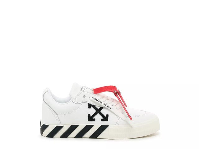 Off-White Vulcanized Laceup Sneaker Kids' | Boy's | White/Black | Size EU 30 / US 12 Youth | Sneakers | Lace-Up