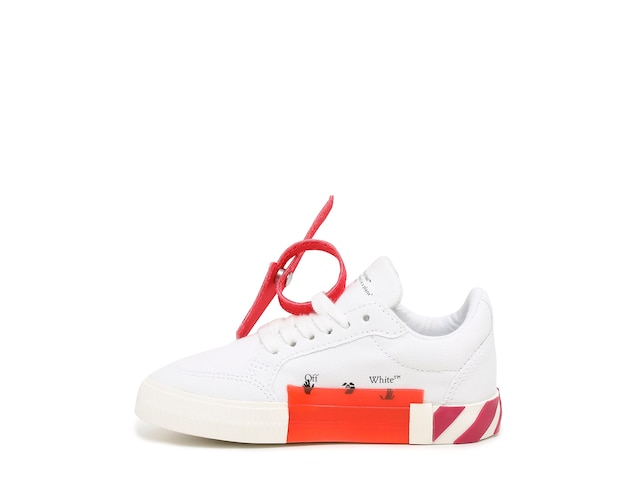 Off-White Off White Kids Vulcanized Low-top Velcro-strap Sneakers