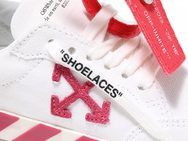 Off White Vulcanized Sneaker Kids