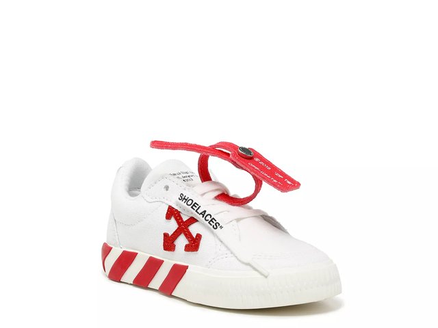 Off White Vulcanized Sneaker Kids