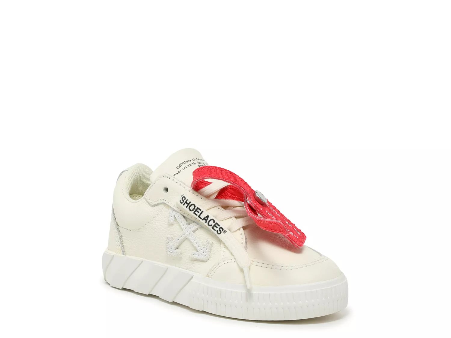 Off-White c/o Virgil Abloh Beige Vulcanized Low Sneakers in