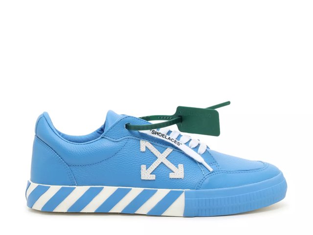 Off-White Low Vulcanized Full Leather Sneaker - Men's - Free