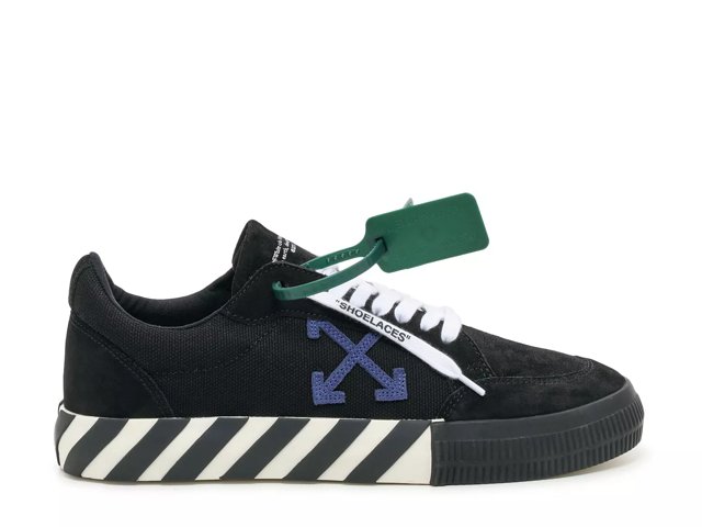 Off white low top top sneakers black