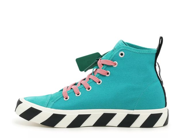 Shop Off-White Vulcanized Canvas Mid-Top Sneakers