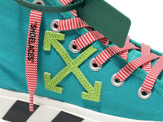 Off White Mid Top Vulcanized Sneaker Men s Free Shipping DSW