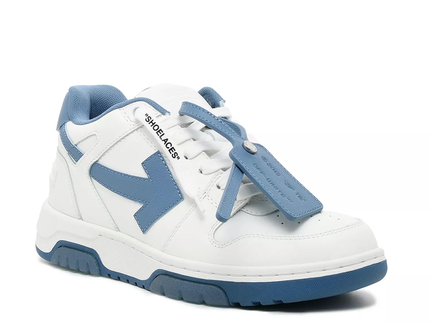 Off-White c/o Virgil Abloh White Leather 2.0 Sneakers, 9 / White