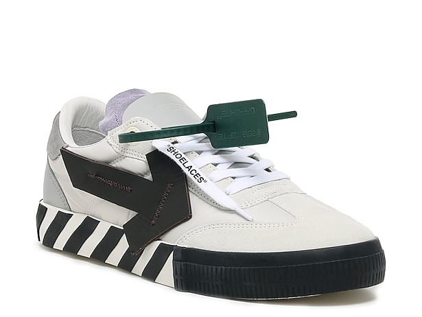 Off-White c/o Virgil Abloh Vulcanized Canvas Sneakers in Natural