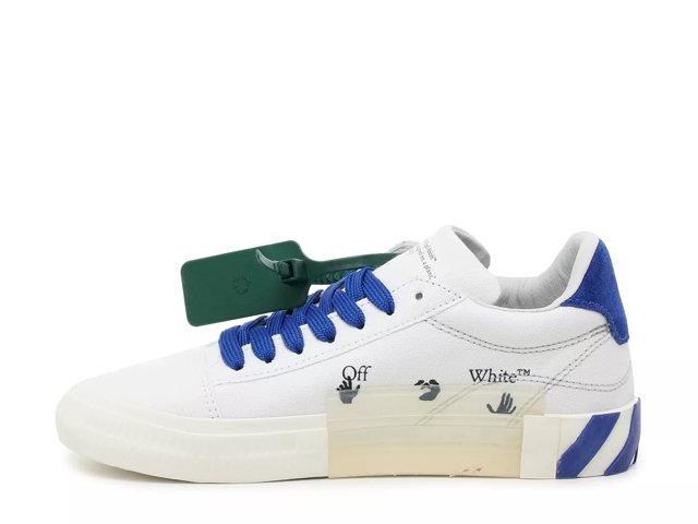 Off-White c/o Virgil Abloh Low Vulcanized Canvas Sneaker in White