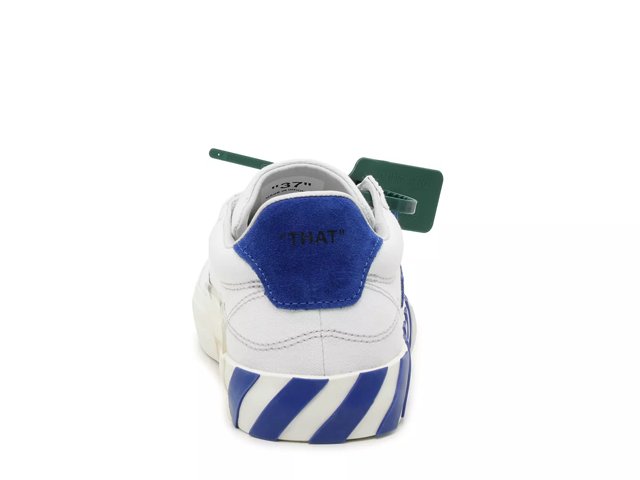 Off-White c/o Virgil Abloh Low Vulcanized Canvas Sneakers in White