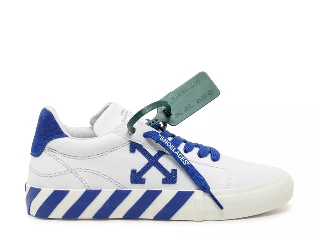 Off-White c/o Virgil Abloh White And Purple Vulcanized Low-top