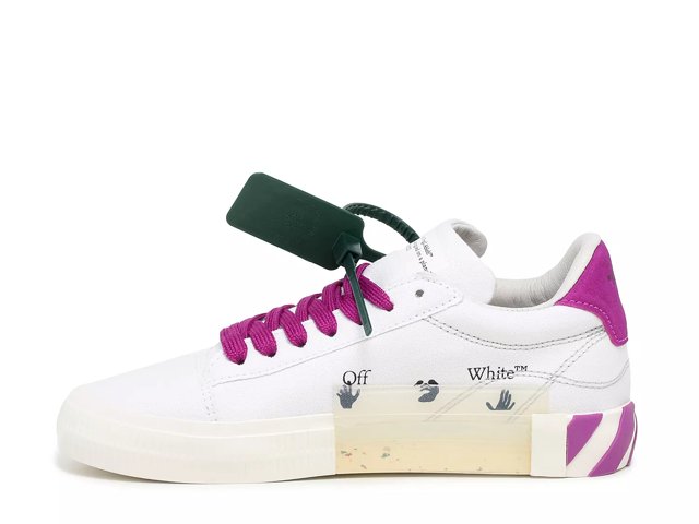 Off-White c/o Virgil Abloh Vulcanized Canvas Sneakers in Natural