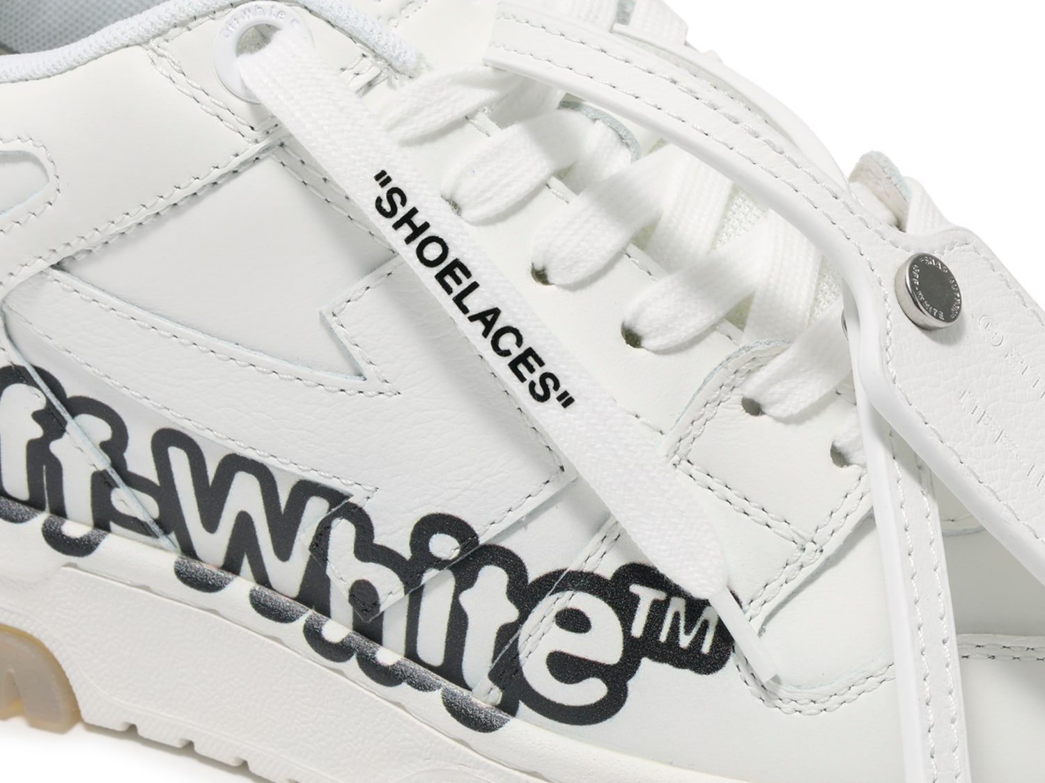 Off-White Out Of Office #39;#39;For Walking#39;#39; White Black (Women#39;s)
