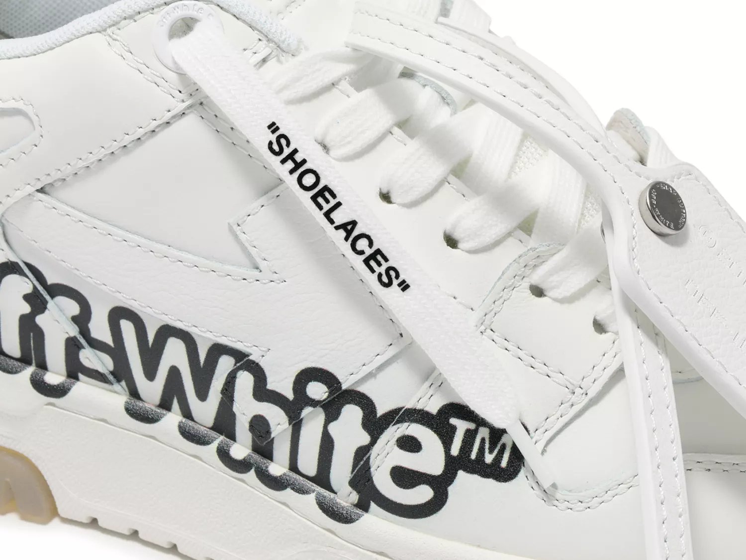 Off-White Out Of Office #39;#39;For Walking#39;#39; White Black (Women#39;s)