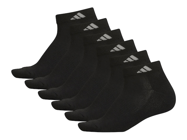 adidas Athletic Cushioned Women's Ankle Socks - 6 Pack - Free Shipping ...