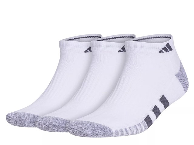 adidas Performance Cushioned Mid 3-Pack Socks White