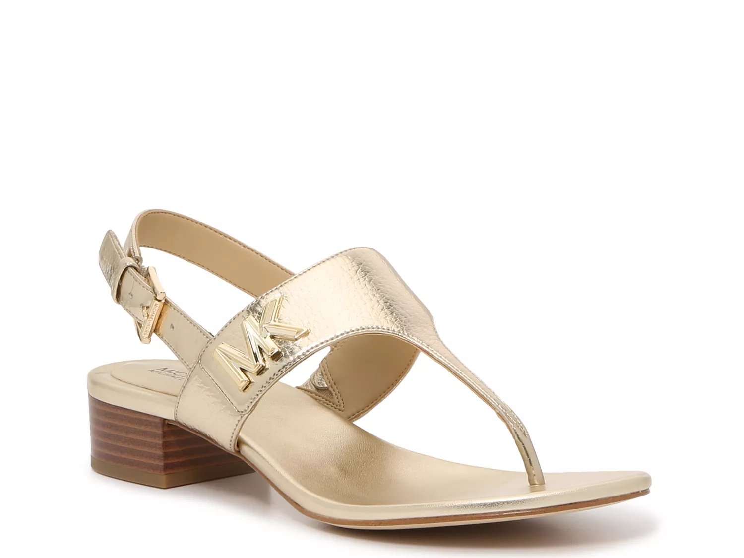 Mk on sale gold sandals