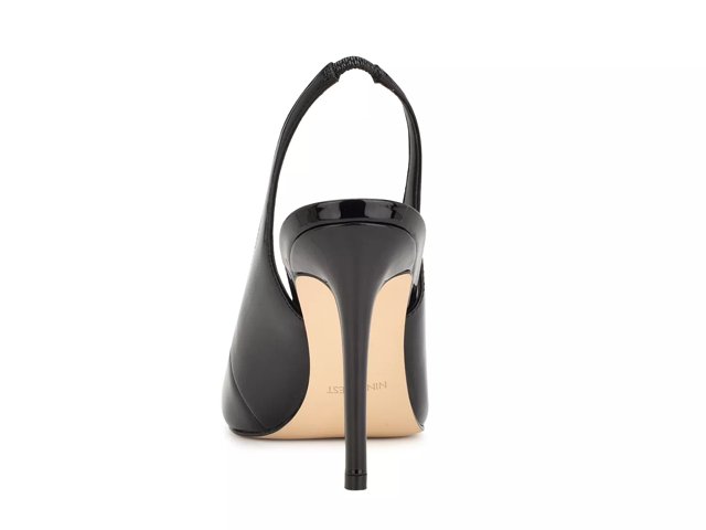 Nine west henra flared heel pump sales
