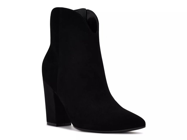 Dsw black suede booties online