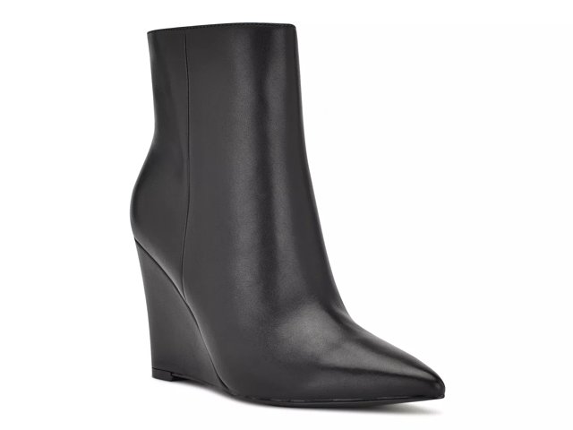 Nine west black 2025 wedge boots