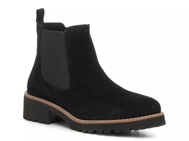 Hush puppies black suede hot sale boots