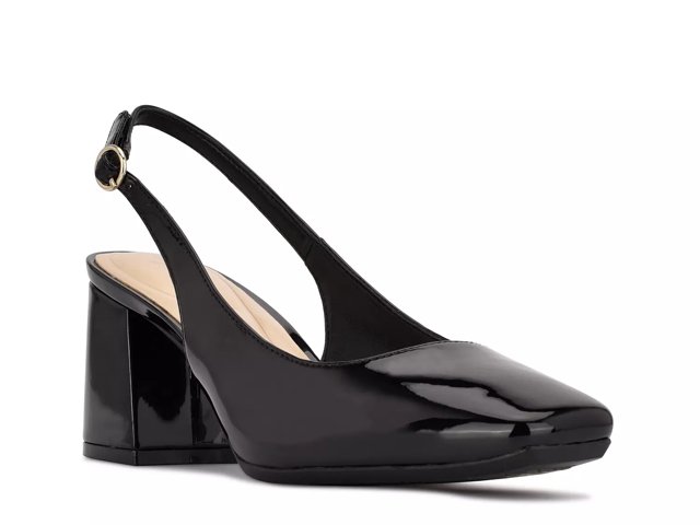 Dsw black block heel cheap pumps