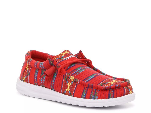 Hey Dude Wally Serape Gravel Slip On Sneaker Men s