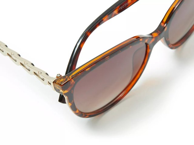 Chain top reaction sunglasses