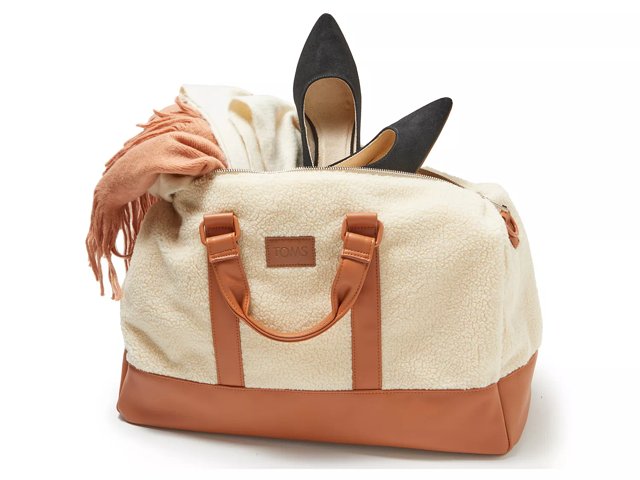 DSW Exclusive Free Cream Weekender Bag - Free Shipping