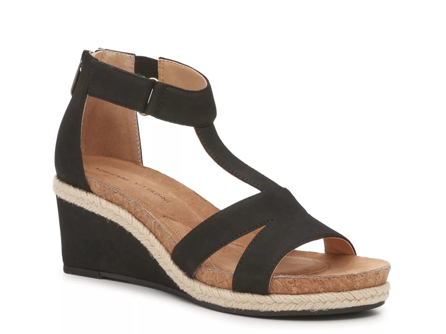 Adrienne vittadini cheers wedge hot sale sandal