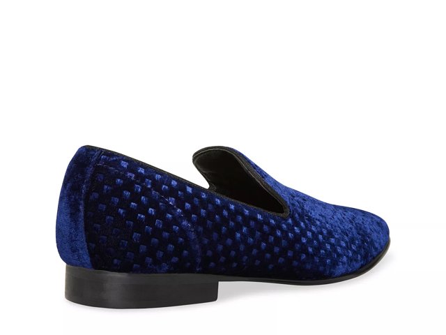 Steve madden blue velvet loafers on sale