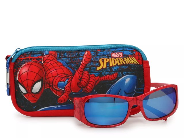 Pan Oceanic Spiderman Kids Rectangle Sunglass Set