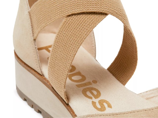 Cross strap wedge cheap