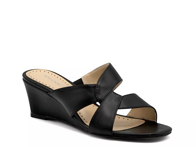 Adrienne vittadini deals black sandals