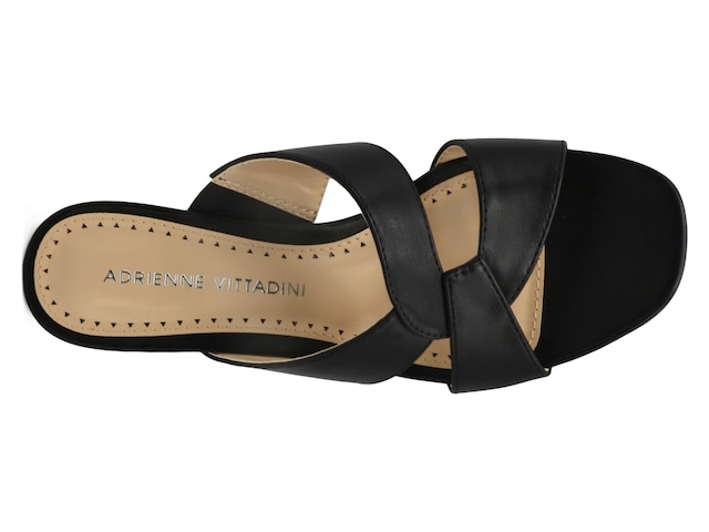 ADRIENNE VITTADINI Girls' Sandals - Two Strap Leatherette Cork Footbed  Sandals (Toddler/Girl)