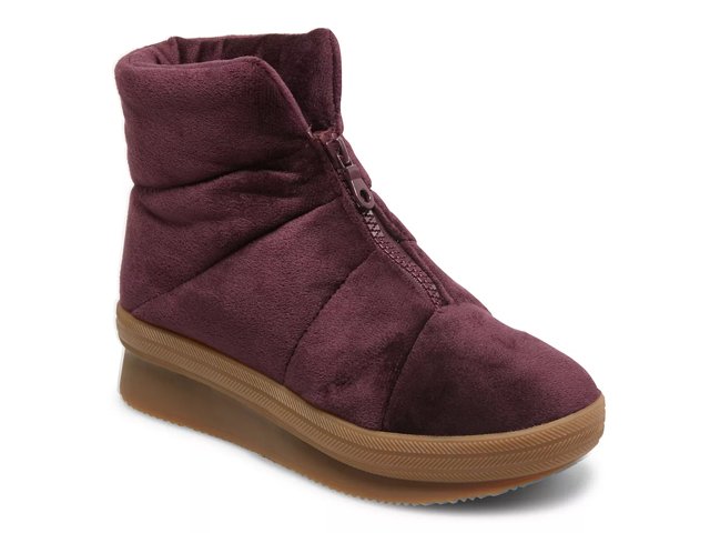 Burgundy booties dsw sale