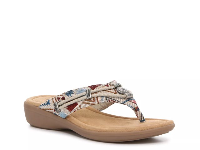 Minnetonka silverbay wedge sandal top