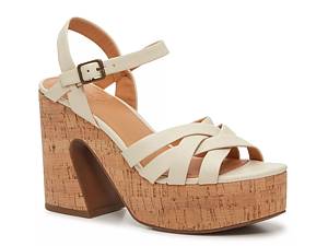 Dsw white clearance platform sandals