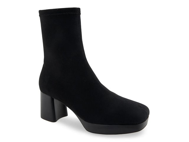 Aerosoles Sussex Bootie Women s Black Stretch Fabric Size 7 Boots
