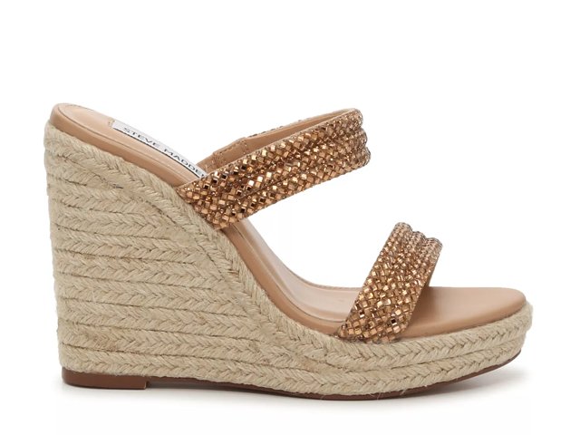 Jewel espadrille wedge on sale sandal steve madden
