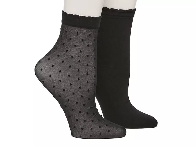 WA1355-BLACK-Women Ankle Sock – Borjan