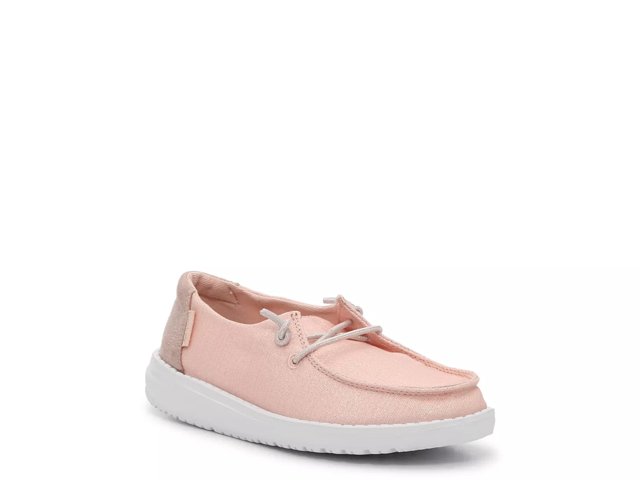 Hey Dude Shoes Womens Wendy Linen - Pink Size 11