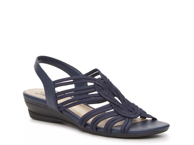 Navy sandals dsw outlet