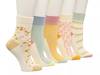 Crown Vintage Stripe Color Block Ankle Sock - 5 Pack